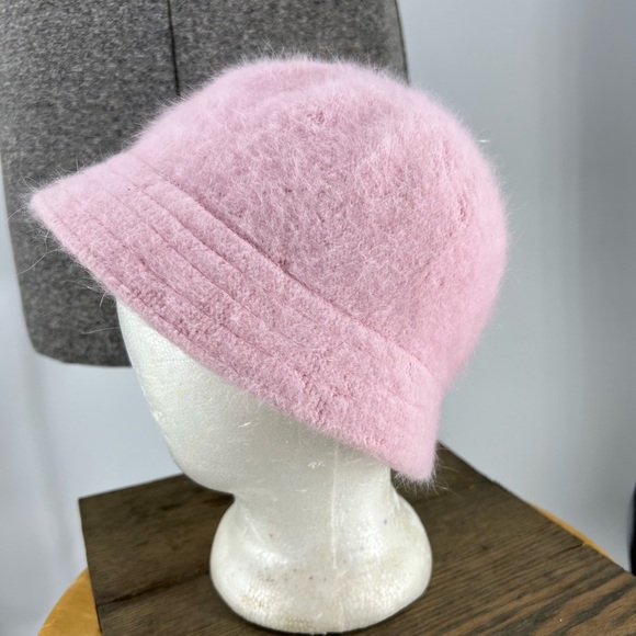 David and young angora/nylon blend bucket hat OS - Picture 2 of 6